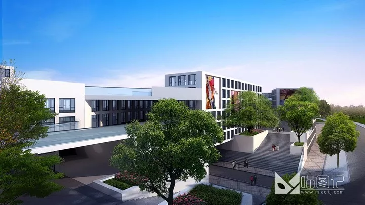 建筑景观PSD效果图34_喵图记