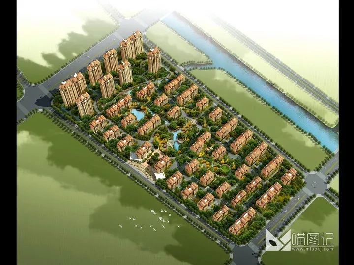 建筑景观PSD效果图168_喵图记