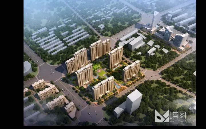 建筑景观PSD效果图222_喵图记