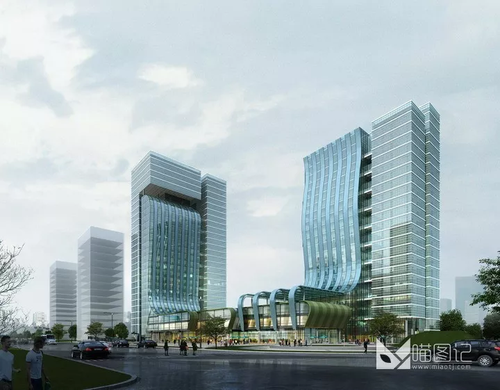 建筑景观PSD效果图48_喵图记