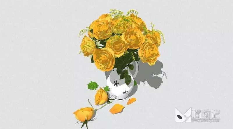 .植物盆栽插花ID:45044_喵图记