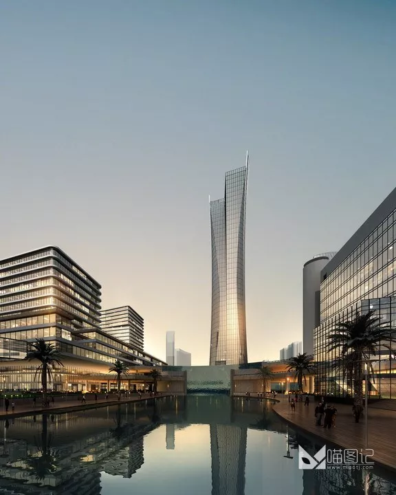 建筑景观PSD效果图41_喵图记