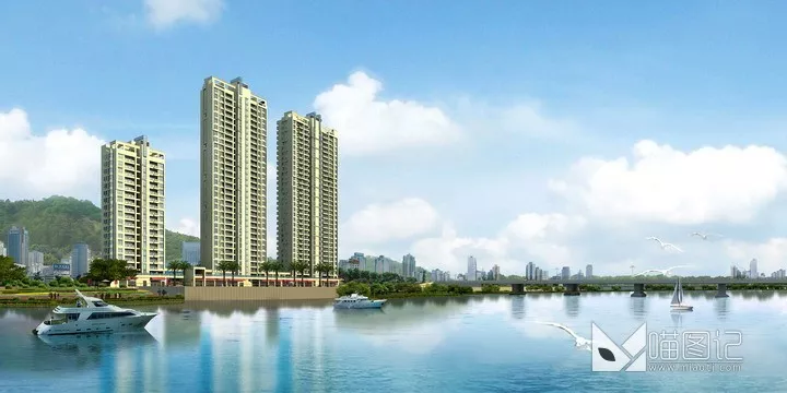 建筑景观PSD效果图157_喵图记