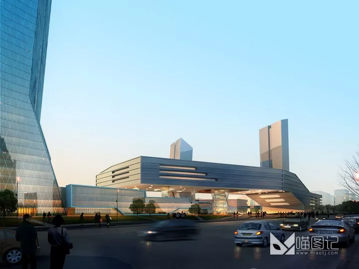 建筑景观PSD效果图16_喵图记