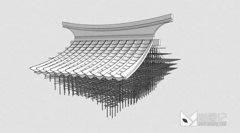 古建屋檐吊灯ID:44165_喵图记