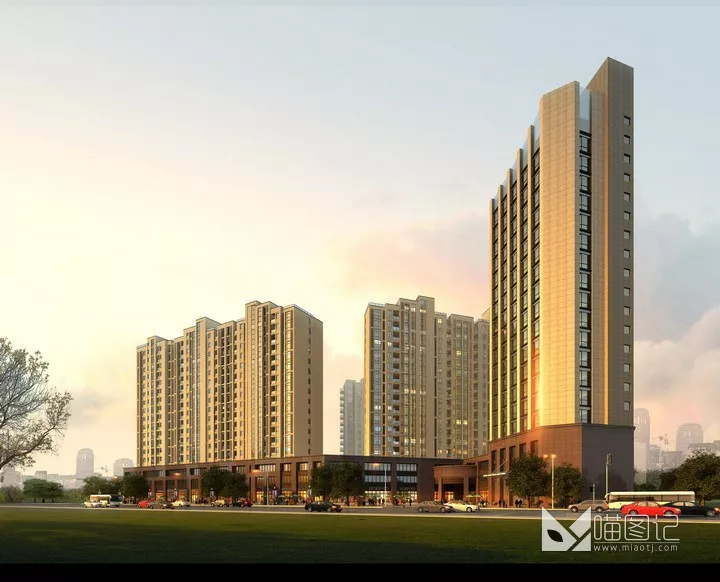 建筑景观PSD效果图32_喵图记