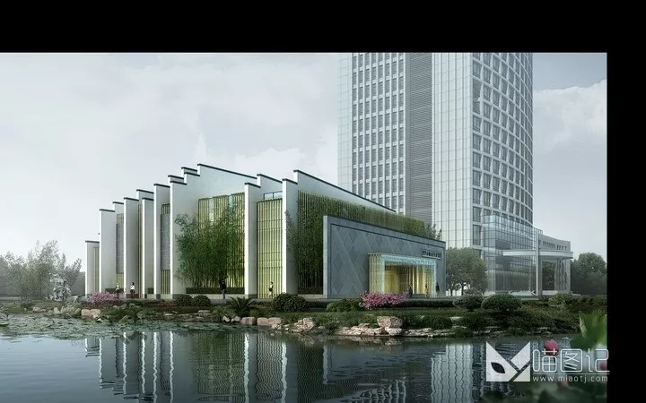 建筑景观PSD效果图163_喵图记