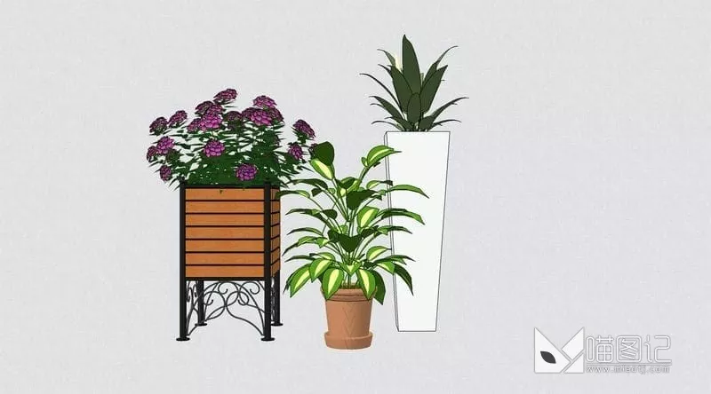 植物盆栽摆件ID:45632_喵图记