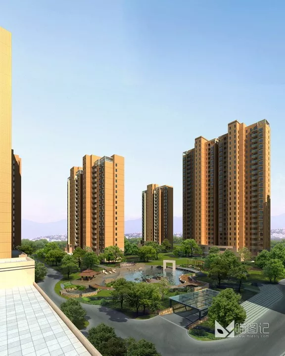 建筑景观PSD效果图274_喵图记