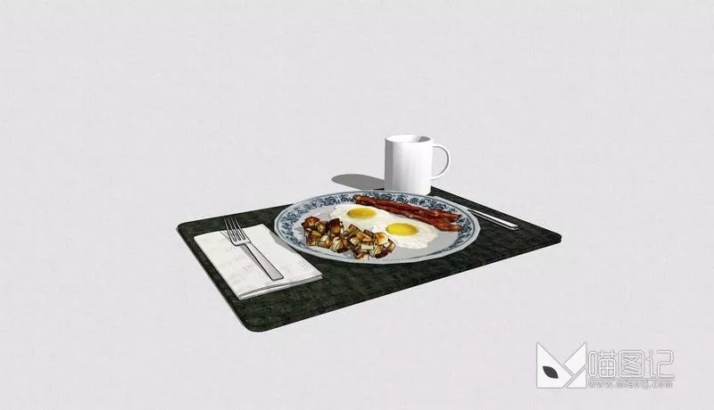 食物餐具2258_喵图记