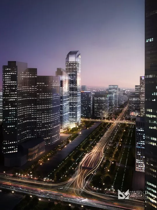 建筑景观PSD效果图4_喵图记