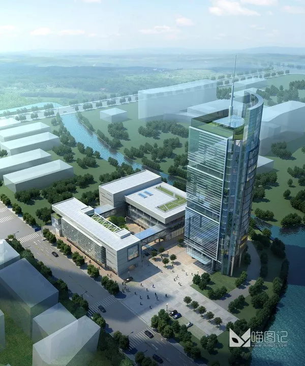 建筑景观PSD效果图112_喵图记