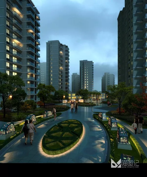 建筑景观PSD效果图144_喵图记
