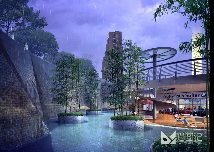 建筑景观PSD效果图19_喵图记