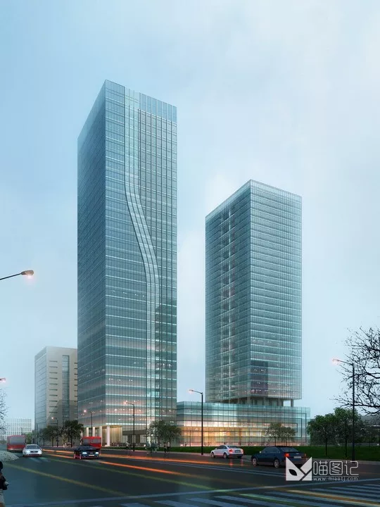 建筑景观PSD效果图15_喵图记