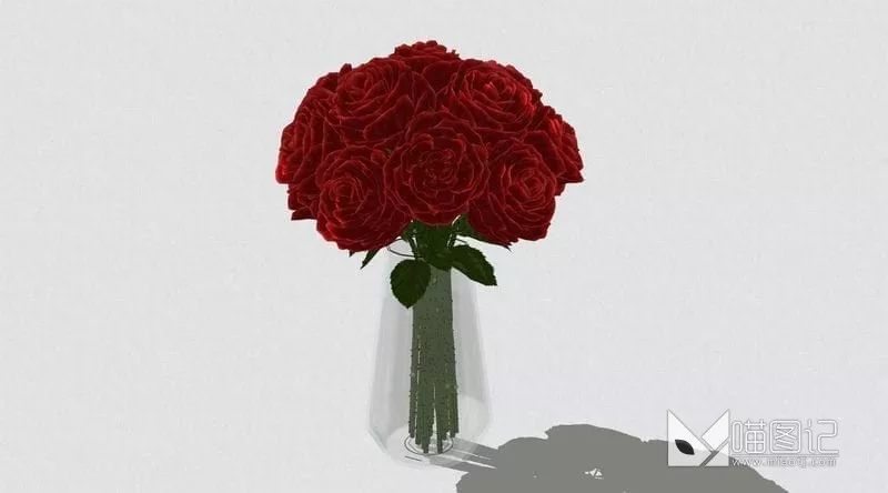 玫瑰花摆件ID:45568_喵图记