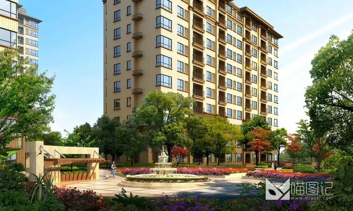 建筑景观PSD效果图182_喵图记