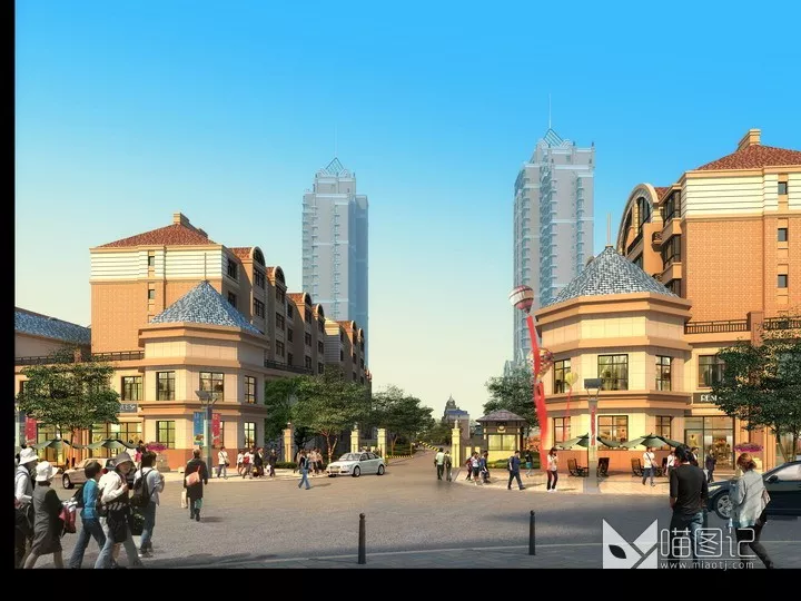 建筑景观PSD效果图253_喵图记