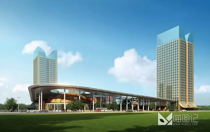 建筑景观PSD效果图103_喵图记
