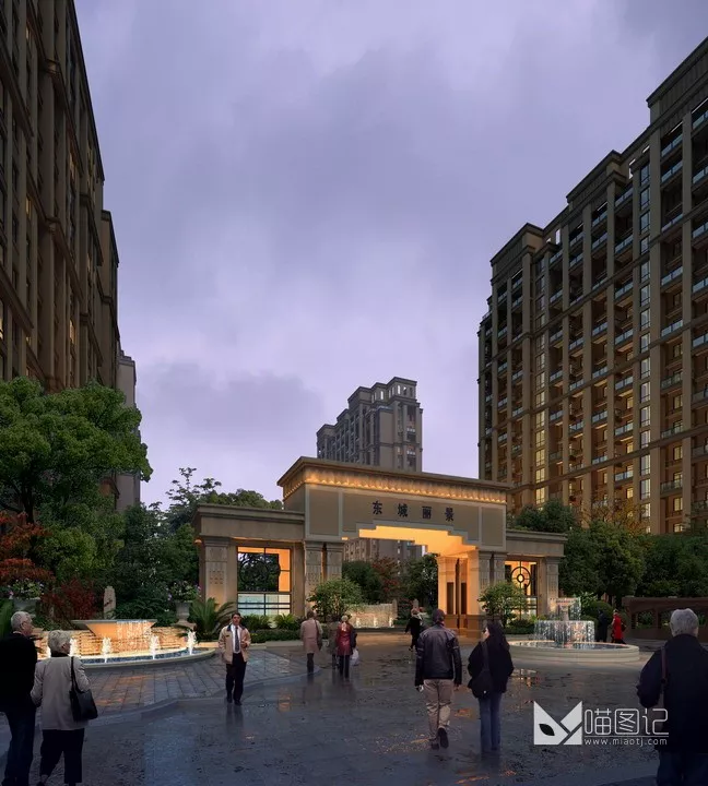 建筑景观PSD效果图278_喵图记