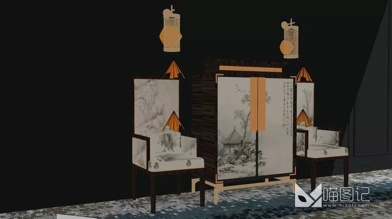 鞋柜玄关柜2734_喵图记