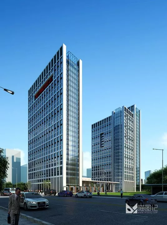 建筑景观PSD效果图105_喵图记