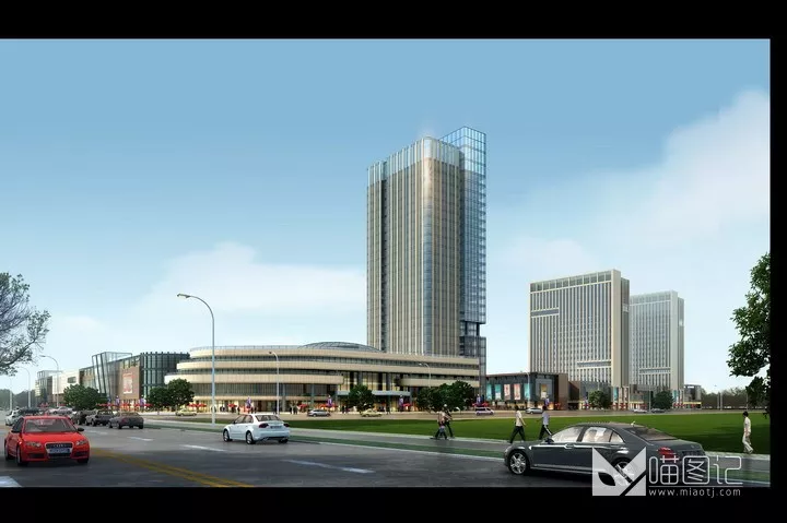 建筑景观PSD效果图106_喵图记