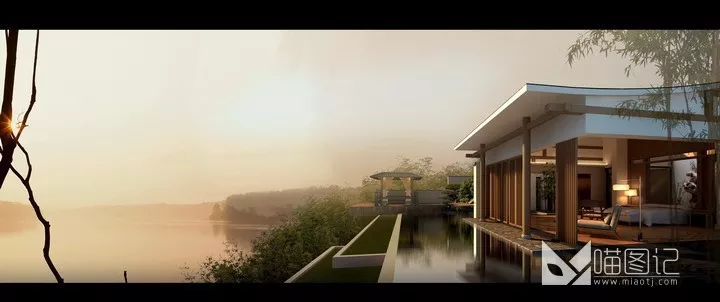建筑景观PSD效果图33_喵图记