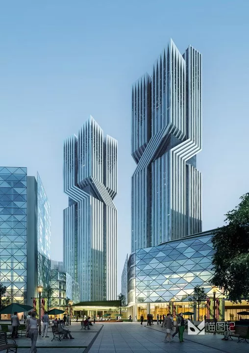 建筑景观PSD效果图36_喵图记