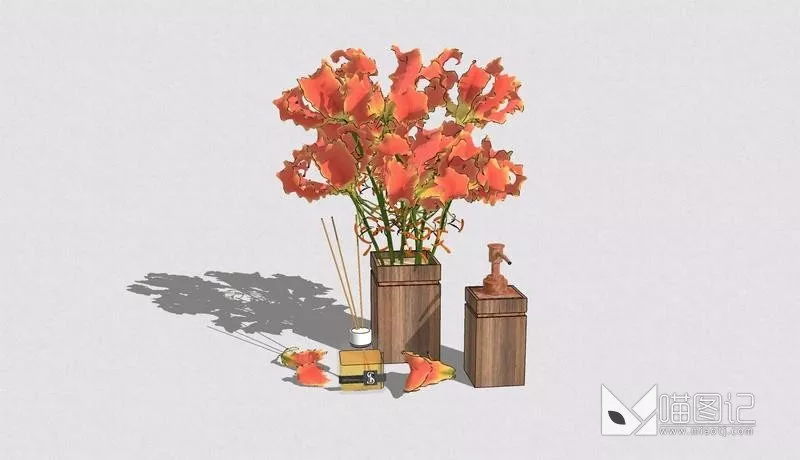 花瓶花艺1590_喵图记