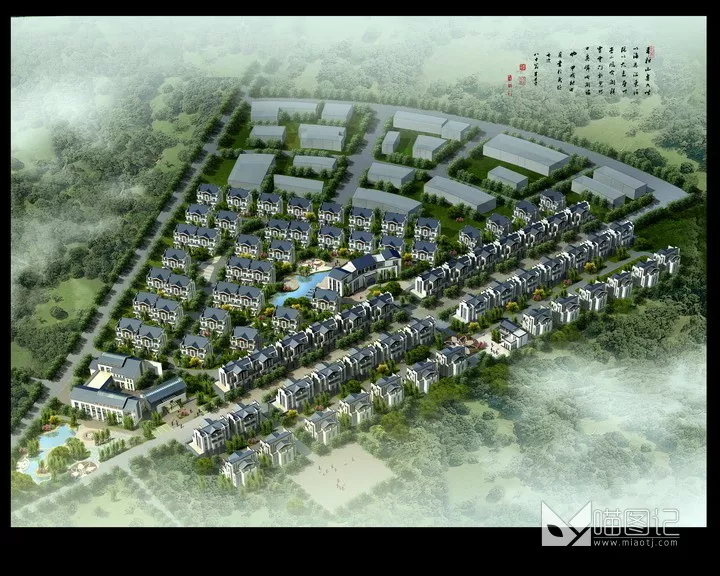 建筑景观PSD效果图216_喵图记