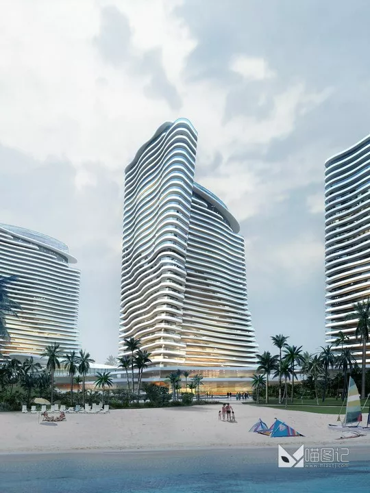 建筑景观PSD效果图91_喵图记