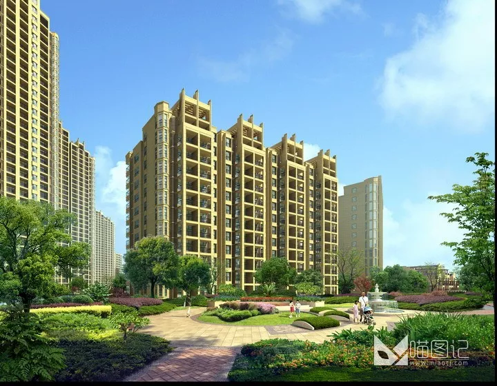 建筑景观PSD效果图239_喵图记