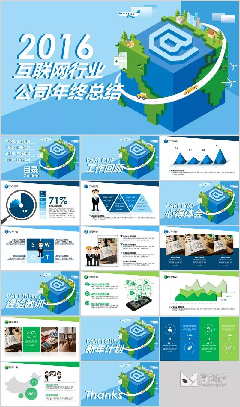 汇报模板082方案汇报_喵图记