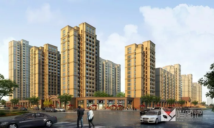 建筑景观PSD效果图273_喵图记