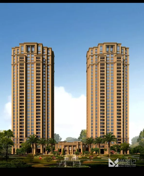 建筑景观PSD效果图57_喵图记