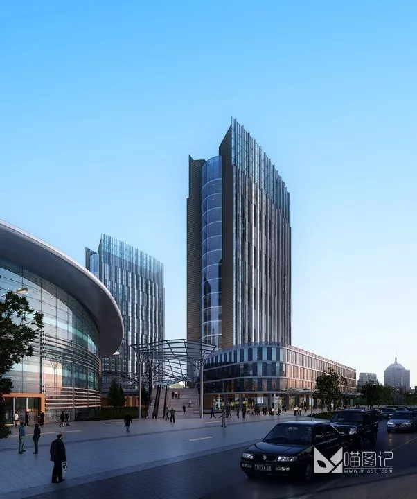 建筑景观PSD效果图50_喵图记