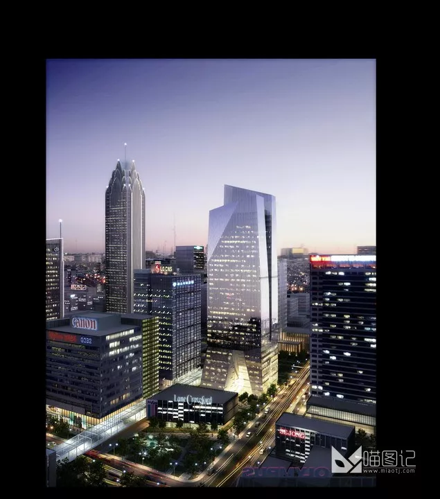 建筑景观PSD效果图76_喵图记