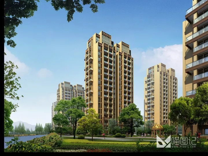 建筑景观PSD效果图252_喵图记