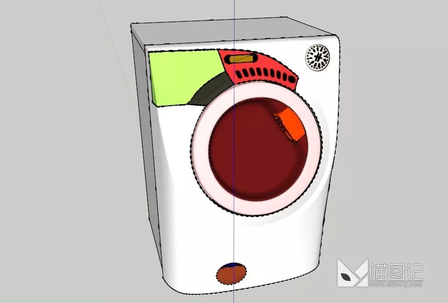 洗衣机SketchUpBBS·xyj