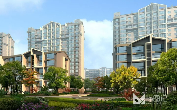 建筑景观PSD效果图12_喵图记