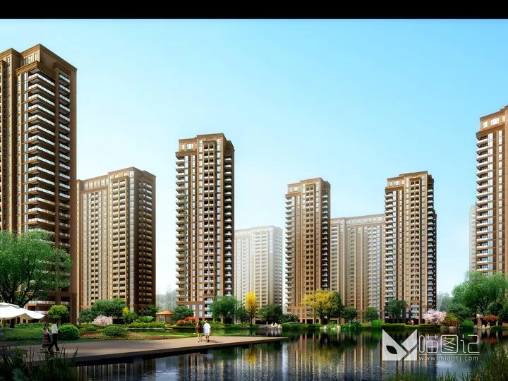建筑景观PSD效果图71_喵图记