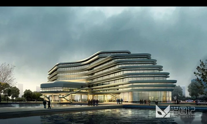 建筑景观PSD效果图66_喵图记