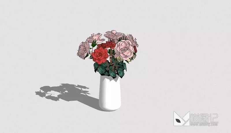 花瓶花艺4250_喵图记