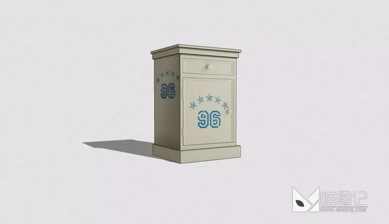 床头柜2607_喵图记