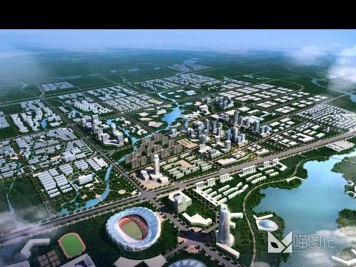 建筑景观PSD效果图201_喵图记