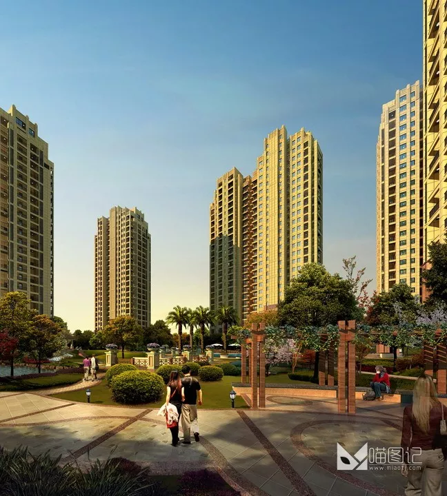 建筑景观PSD效果图62_喵图记