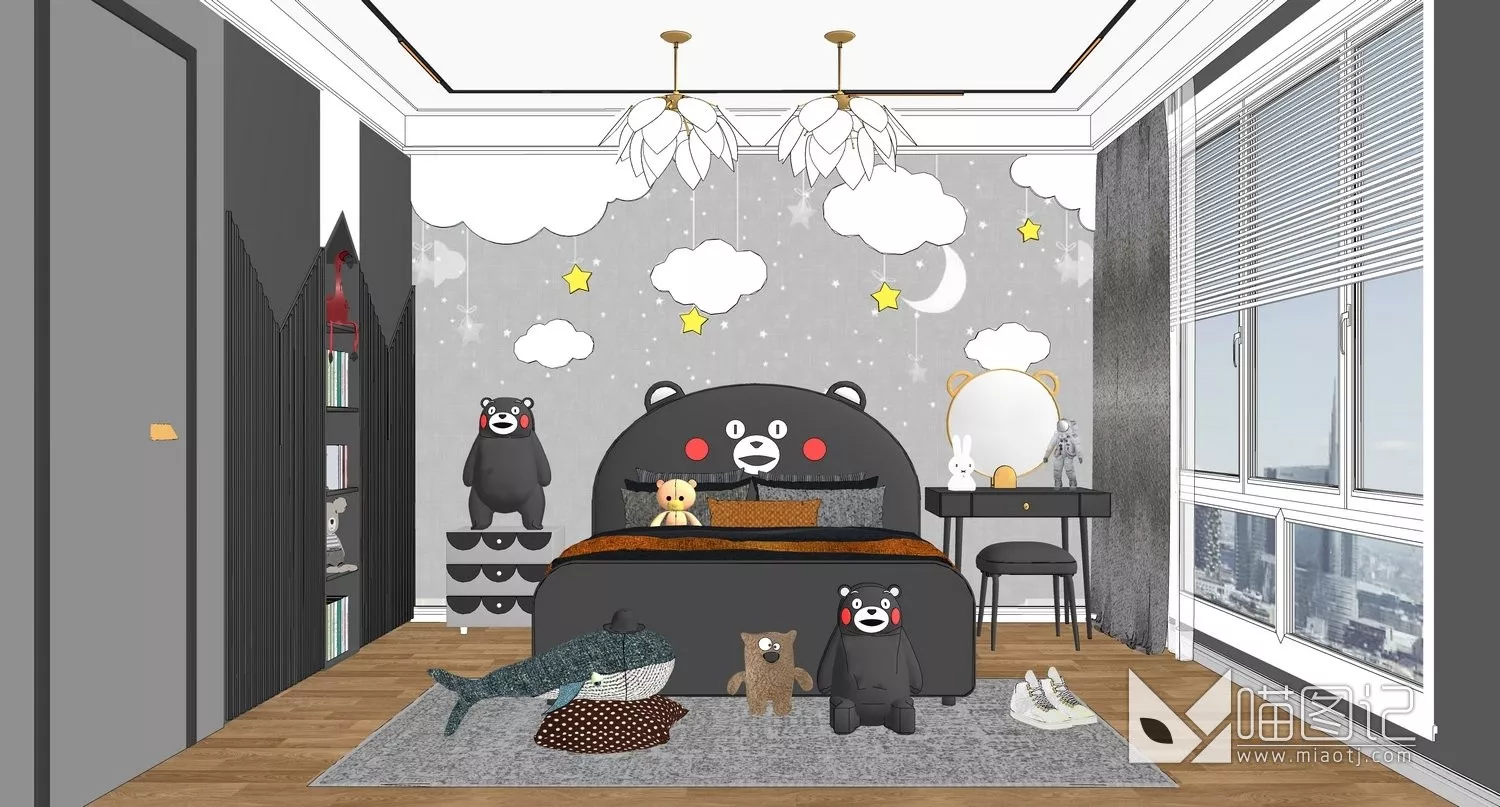 现代儿童房5#现代 ID:42440_喵图记