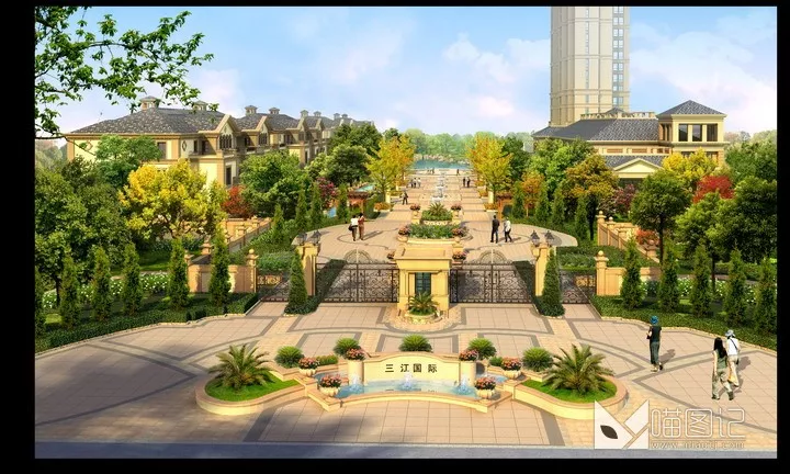 建筑景观PSD效果图220_喵图记