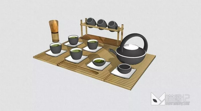 日式茶具茶壶ID:45662_喵图记